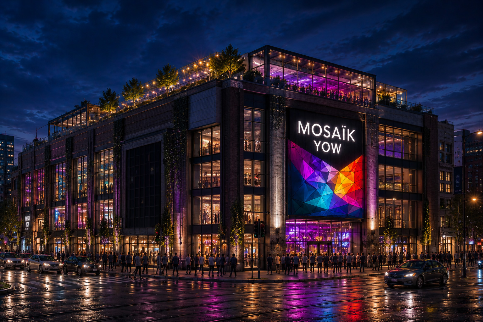 MOSAÏK YOW Ottawa destination at night