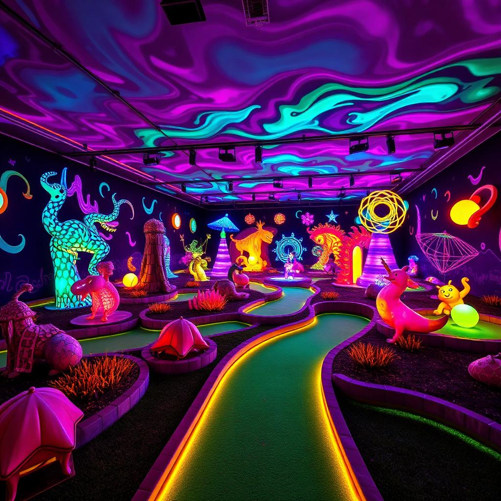 Neon Mini Golf