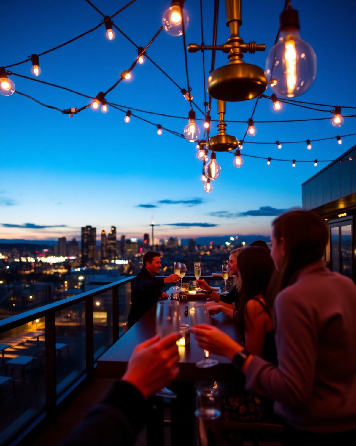 Rooftop celebration at MOSAÏK